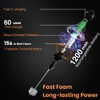 Rechargeable Milk Frother Handheld 3 Speed Coffee Foamer [3 Whisk]
