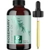 Pure Rosemary Essential Oil with Dropper - Undiluted Rosemary Oil