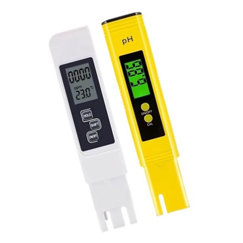 TDS EC PH Meter Set Portable Professional Digital Water Quality