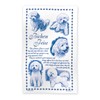 Bichon Frise Printed Tea towel - 100 Percent Cotton. Dog