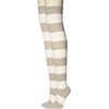 Gunze Uchi-Colle Women's Compression Over Knee Socks with Border Pattern,