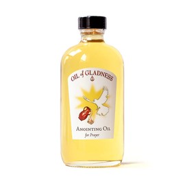 Oil of Gladness Hyssop Anointing Oil - Oil for Daily Prayer, Ceremonies and Blessings 8 oz Bottle