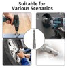 Skweawert 5pcs 1/4" Hexagonal Shank Socket 7mm Magnetic Power Nut