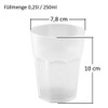 ENGELLAND 25 x Plastic Cups Drinking Cups Party Cups Plastic
