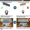 Zebricolo Storage Handbag Organiser Storage System for Bags Clear Hanging