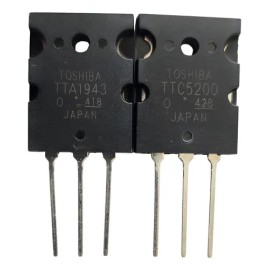 5 Pares Transistor Tta1943 / 2sa1943 Y Ttc5200 / 2sc5200