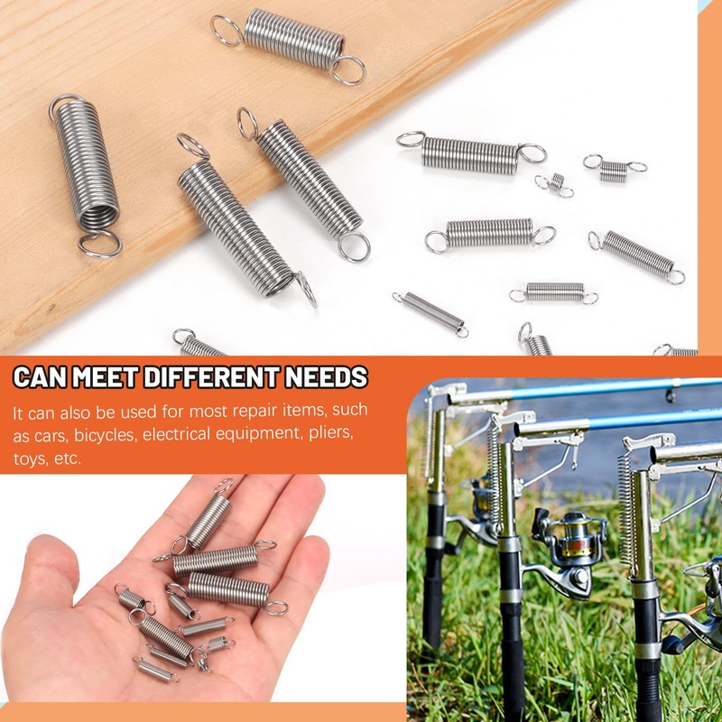 Tanstic Extension Spring Assortment Kit Different Sizes Stainless Steel Extension