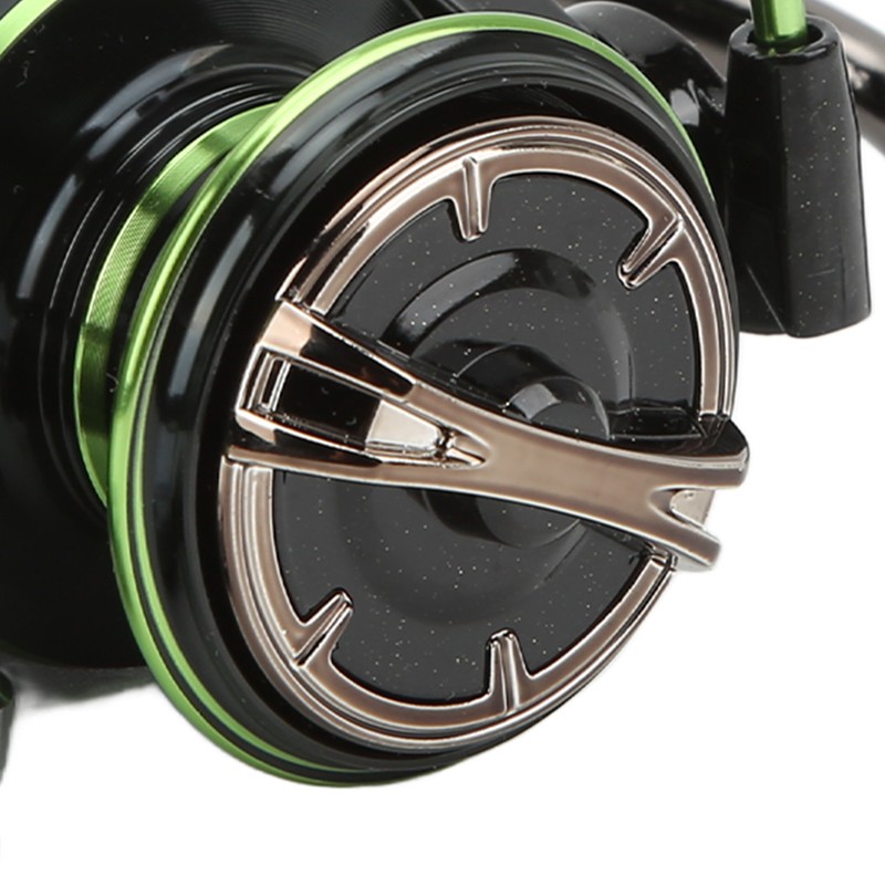 All Metal Fishing Line Wheel 45° Large Chamfer 5.2:1 Spinning