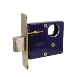 Marks Series 2 Mortise Armored Deadlock Body 2-1/2"or 2-3/4" Backsetk - Satin Chrome, 2-1/2"