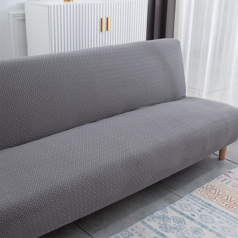 Armless Futon Sofa Bed Covers - Highly Elastic Soft Folding
