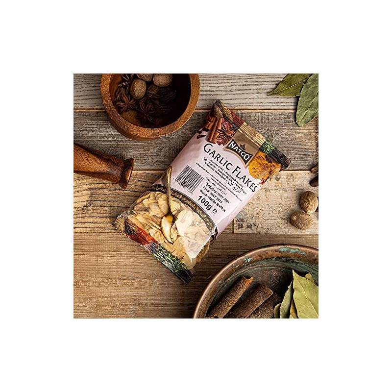 Natco Foods Garlic Flakes 100g - Chilli Wizards