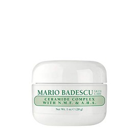 Mario Badescu Complejo de ceramidas con N.M.F. y A.H.A. para pieles grasas y sensibles  Crema Facial que mejora el tono de la piel Formulada con...   