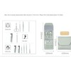 Professional Manicure and Pedicure Kit, 12-Piece Nail Care Tools with