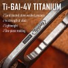 KeyUnity KM02 Titanium Belt Clip Carabiner Leather Keychain Holder with