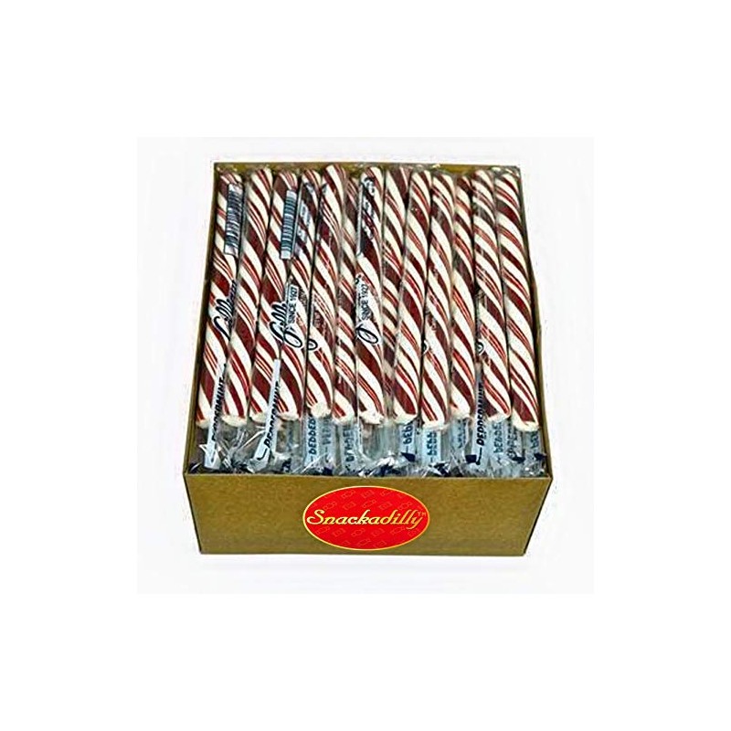 Peppermint Candy Sticks - Box Of 80 Candy Sticks Individually