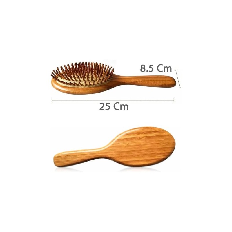 Cepillo De Bambú Madera Natural Biodegradable, Peine para el Cabello
