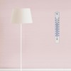Lantelme Set of 5 Analogue Thermometers, Indoor/Outdoor Plastic Garden Thermometers