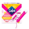 Tampones Saba Regular Flujo Moderado con Aplicador 10 pzas