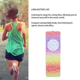 MP3 Player, School Gift for Children, Portable Music Player, Built-in Speaker, Supports up to 64 GB for Business Travel (C)