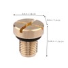 GRIRIW Radiator Expansion Tank Bleeder Screw M10*1 Fit for E36