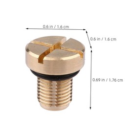 GRIRIW Radiator Expansion Tank Bleeder Screw M10*1 Fit for E36 E46 Coolant Bleed Screw