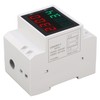 Voltmeter Ammeter 4 Digit Display DIN Rail Mount Single Phase