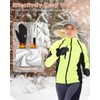 RIGWARL Winter Gloves for Men Women, Waterproof Warm Touchscreen Cycling