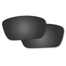 Fiskr Polarized Lenses Replacement for Oakley Fuel Cell(OO9096) Sunglasses with Anti-scratch&Anti-saltwater&Anti-dust Coating(Black)