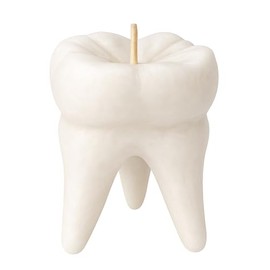 Belafi - Vela Decorativa con Forma de Diente Muela para Consultorio Dental Ideal para Regalo Dentista                                                 