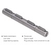Double Output Shaft, Worm Gear Speed Reducer, Diameter 14 mm,
