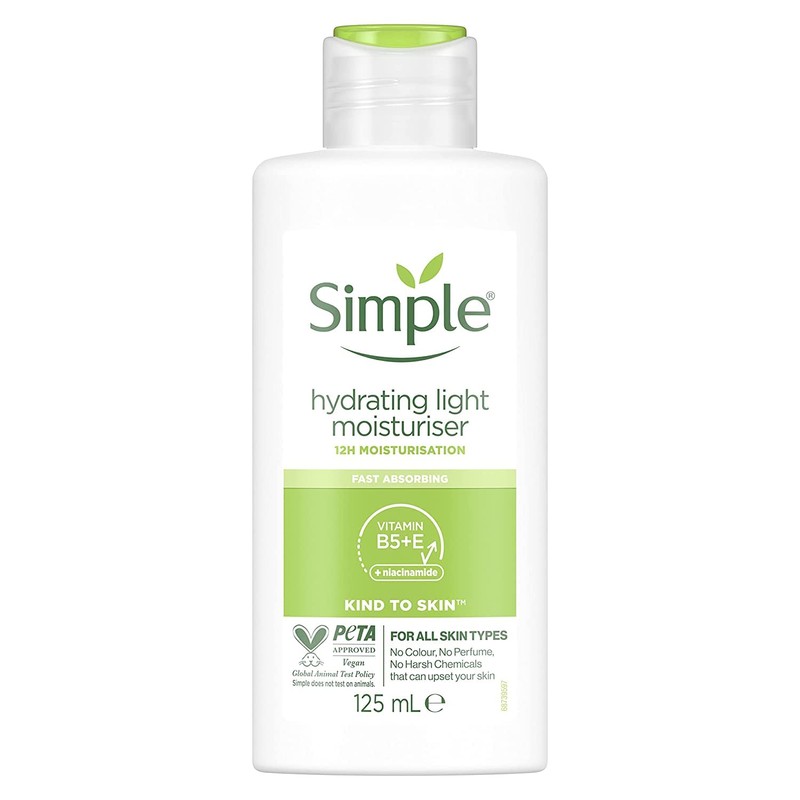 Simple Sensitive Skin Experts Hidratante ligero hidratante, 4.2 FZ (Paquete