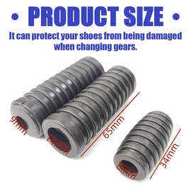 XOXVURI 6 x motorcycle gear lever, universal non-slip rubber foot, suitable for most motorcycles and motorcycles, motorcycle shoe protection, shoe protection, motorcycle gear lever, motorcycle, blue