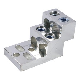 YUXSOUQ Mechanical Stacked Lug 600T-4 CU9AL, 500 Kcmil-4 600 MCM-2 Wire Range 13/32"