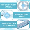 360 Degree Protractor Angle Measure 4Pcs Protractors Circle Protractor 10cm