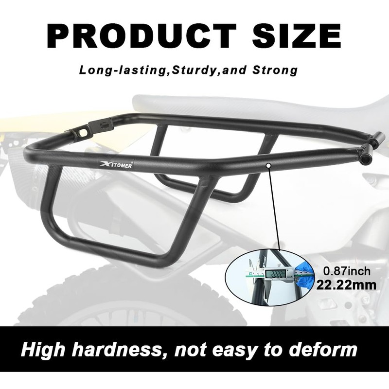 Xitomer Side Crashbar Fit for DRZ400S DRZ400SM 2003-2024 Saddle Bag