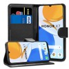 GAPlus Honor X7 Case - Black Premium Wallet Case Leather