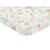 Adorable Butterfly Floral Mini Crib Sheet 24 x 38 Size