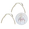 perfk 2 Pieces DIY Wooden Mobile Hanging Frame, Mobile Craft