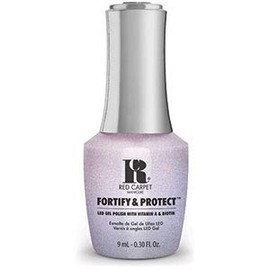 RC Red Carpet Manicure Fortify & Protect LED Nail Gel Color, 0.3 Fl Oz