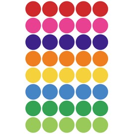 WNSIRVY 40 Pcs Classroom Floor Stickers 5.5" Self Adhesive Floor Dots Dry Erase Circles Vinly Line Up Spots for Classroom Floor, Tables Sit Spots Carpet Markers for Kindergarten Elementary Teachers