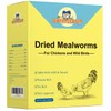 WormsFarm 10lb Dried Mealworms for Wild Birds Chickens Feed for