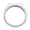 Kuzzoi Men's Silver Ring 925 Sterling Silver Classic Signet Ring