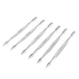 OdontoMed2011 Lot Of 6 Professional Nail Cuticle Pusher Chrome Plated Stainless Steel DM