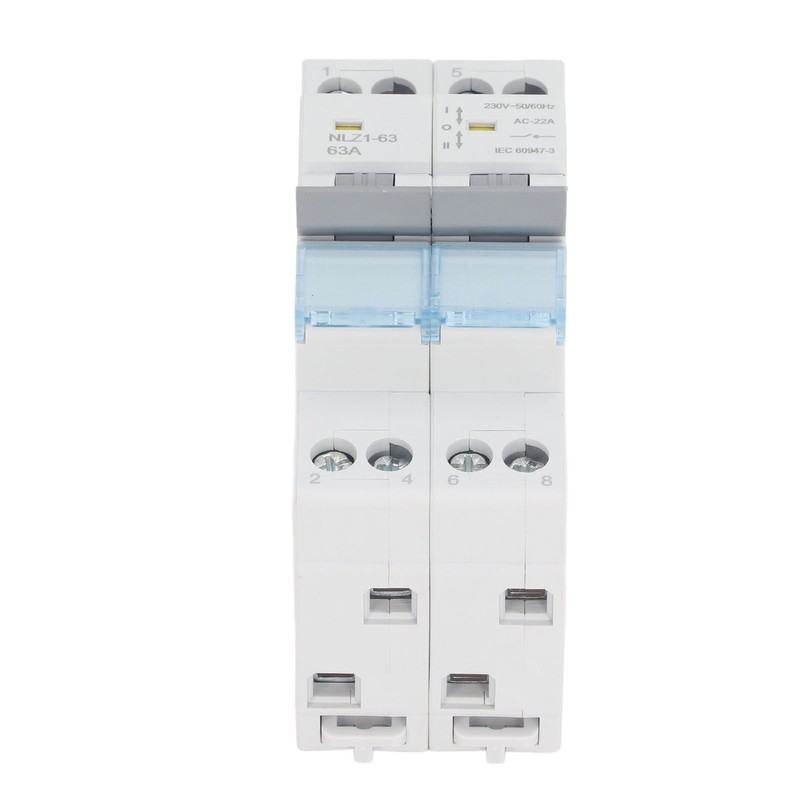 230VAC 63A Dual Power Manual Transfer Switch 35mm DIN Rail