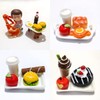 Nuanmu Miniature Food Drink Bottles Pretend Play Kitchen Game Party