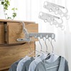 2PCS Folding Drying Racks - Multifunctional 5-Hole Hangers for Travel,
