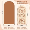 2 Pcs Mexican Arch Cover Cielito Lindo Backdrop,Brown