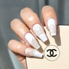 Fluttering handmade nail tips - Square / 일렁일렁 수제네일팁 -