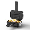 KEINVE Electric Double-Sided Non-Stick Sandwich Maker, Mini Square Grill Pan