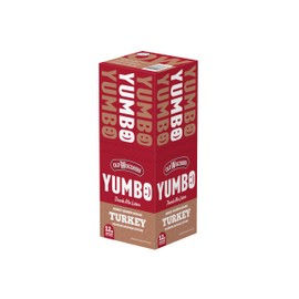 Old Wisconsin Yumbo Summer Sausage Snack Sticks, Ready to Eat, High Protein, Low Carb, Keto, Gluten Free, 20 Individually Wrapped 2oz Sticks, Honey Brown Sugar Turkey Flavor